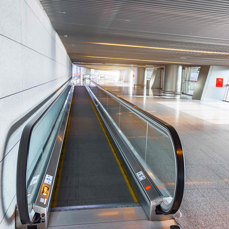 travelator in airport