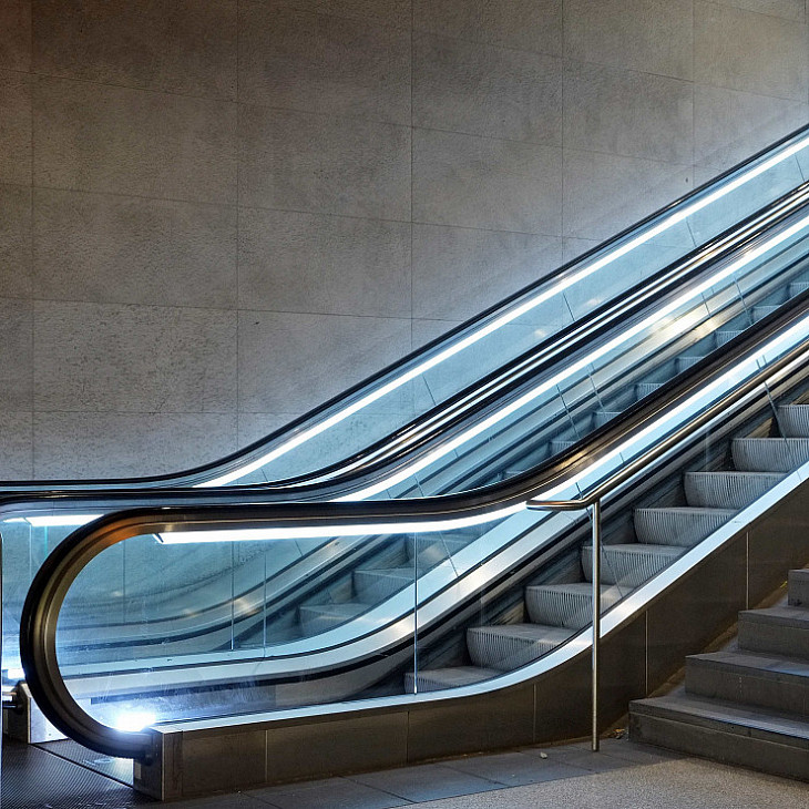 commercial escalator