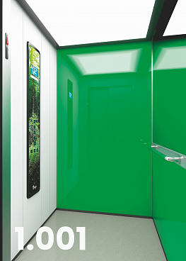 green interior lift finish