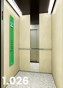 sandy wood effect interior lift finish