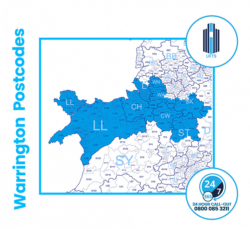 warrington office map