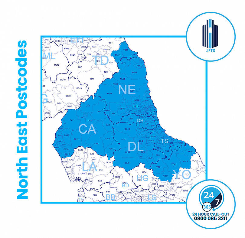 north east office map