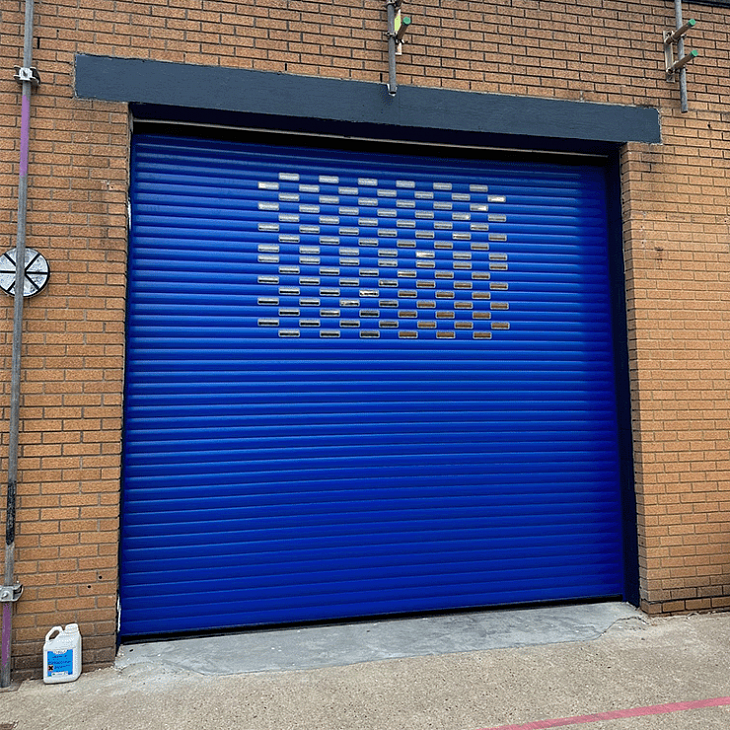 painted insulated roller shutter