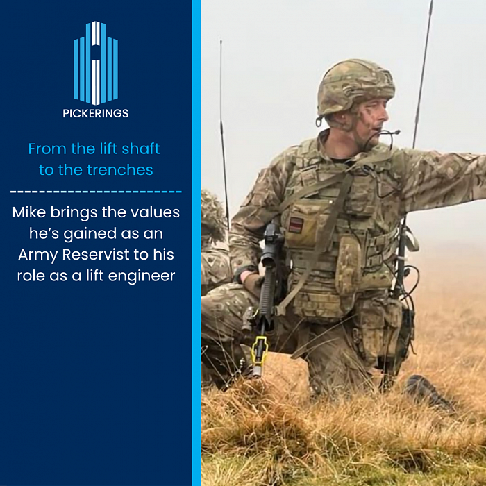 Lift Engineer and Army Reservist Mike