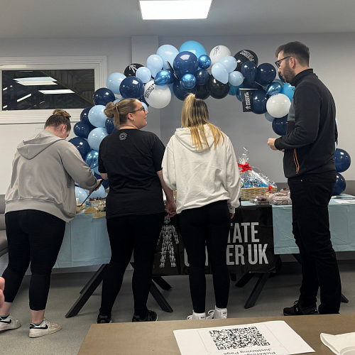 We held a cake sale for Prostate Cancer UK